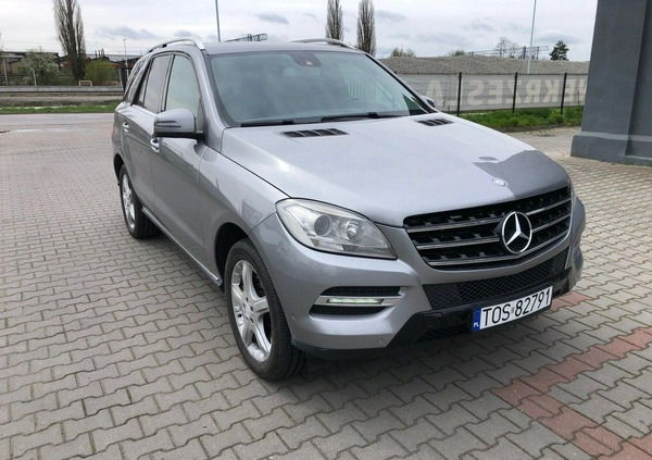 Mercedes-Benz ML cena 84900 przebieg: 160000, rok produkcji 2013 z Żywiec małe 67